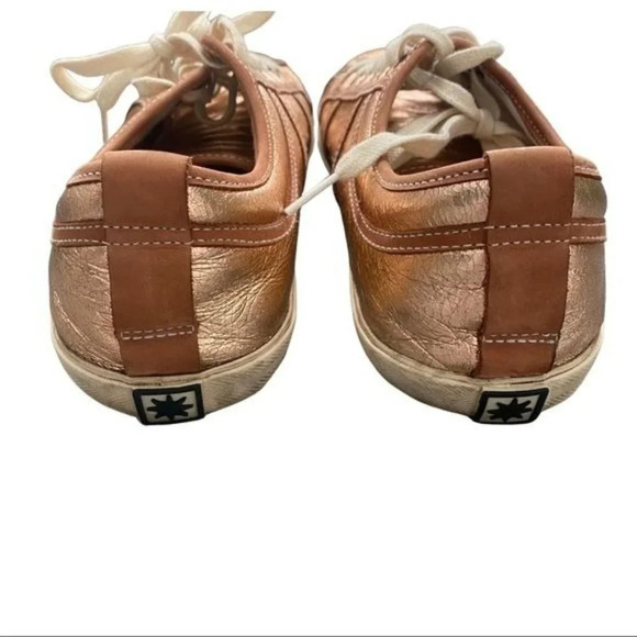 Plims by n.d.c. Metallic Rosegold Leather Sneakers - Picture 5 of 7